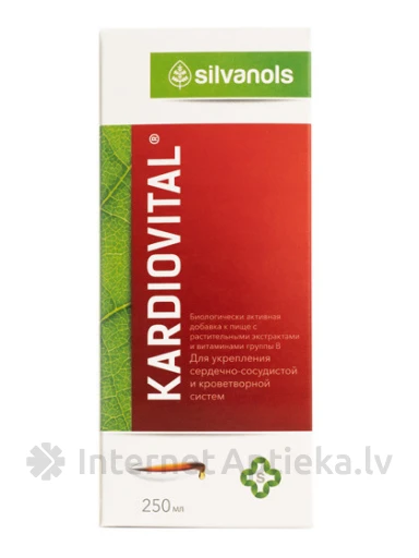 Silvanols Kardiovital Бальзам, 250 мл | internetaptieka.lv