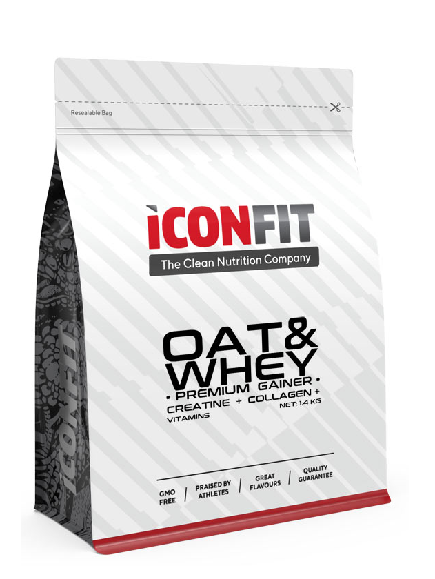 ICONFIT OAT&Whey Premium Gainer Ar vaniļas