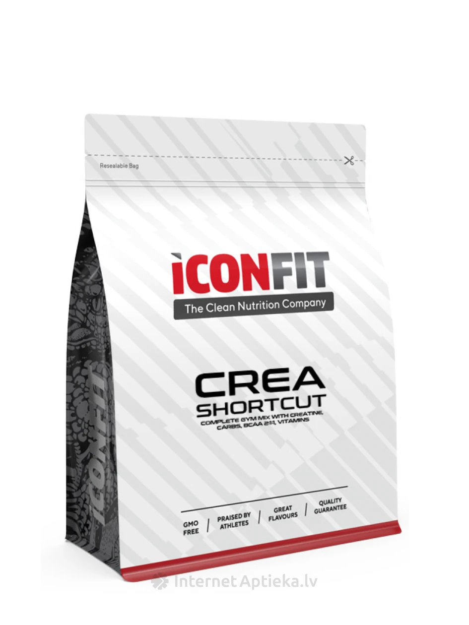 ICONFIT CREA Shortcut (Performance Boost Mix) со вкусом арбуза, 1 кг | internetaptieka.lv
