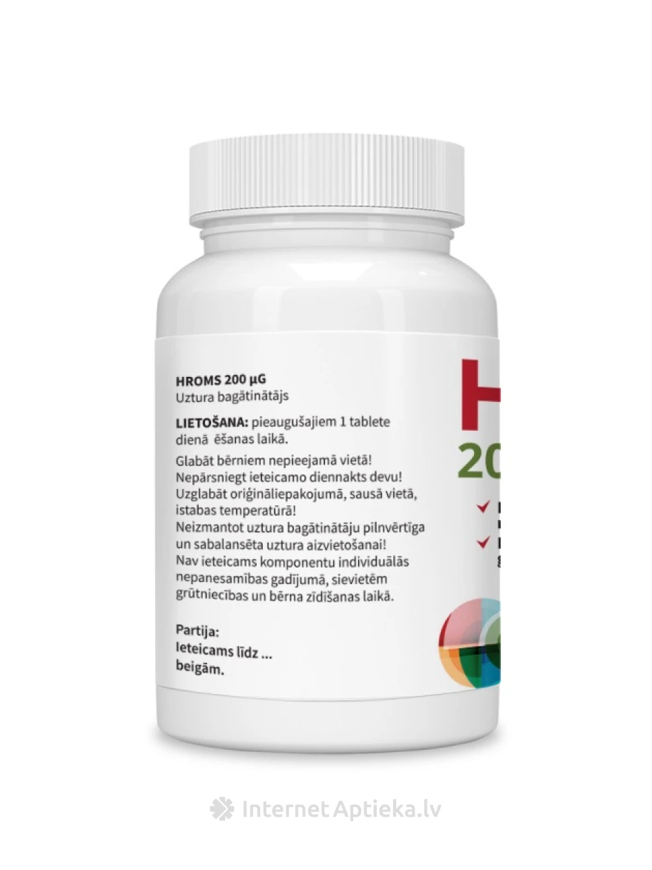 KROOM 200 µg tabletti, 60 tk. | internetaptieka.lv
