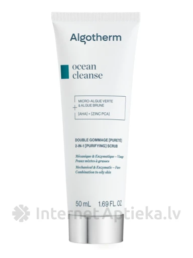 Algotherm Ocean Cleanse Dubultas iedarbības skrubis, 50 ml | internetaptieka.lv