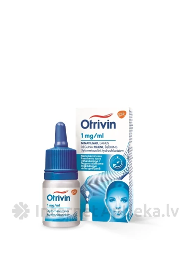 Otrivin deguna pilieni 0,1%, 10 ml | internetaptieka.lv