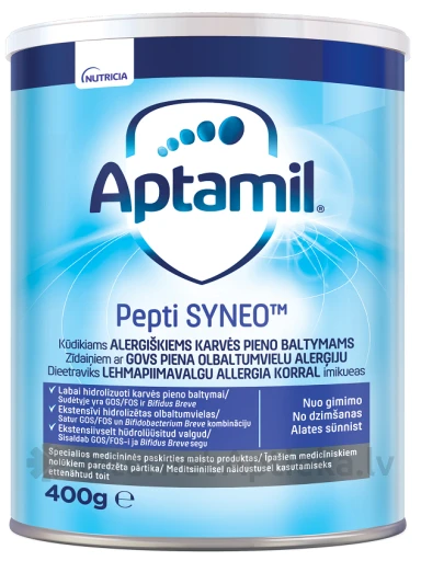 Aptamil Pepti Syneo no dzimšanas, 400 g | internetaptieka.lv
