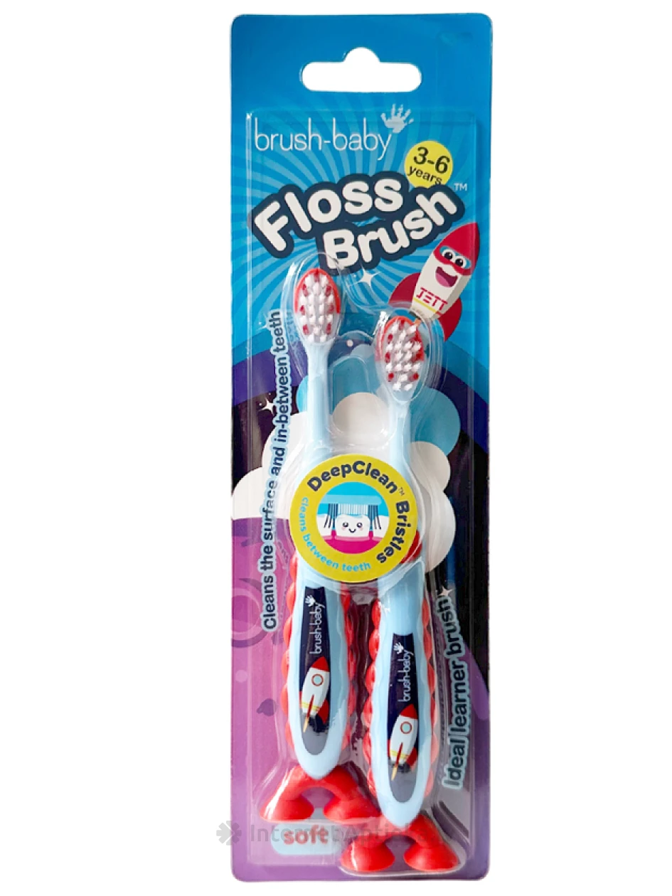 Brush-Baby Zobu suka Floshbrush kosmo 3-6 gadi, 2 gb. | internetaptieka.lv