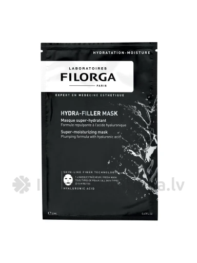 FILORGA HYDRA-FILLER MASK intensiivselt niisutav lehtmask, 1 tk. | internetaptieka.lv