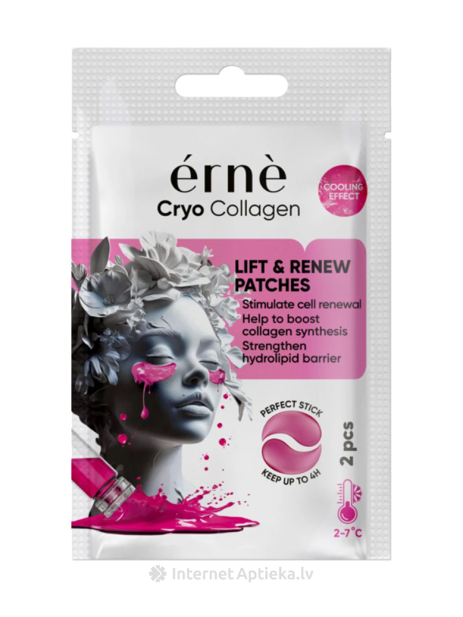 ERNE Cryo collagen acu spilventiņi, 2 gb. | internetaptieka.lv