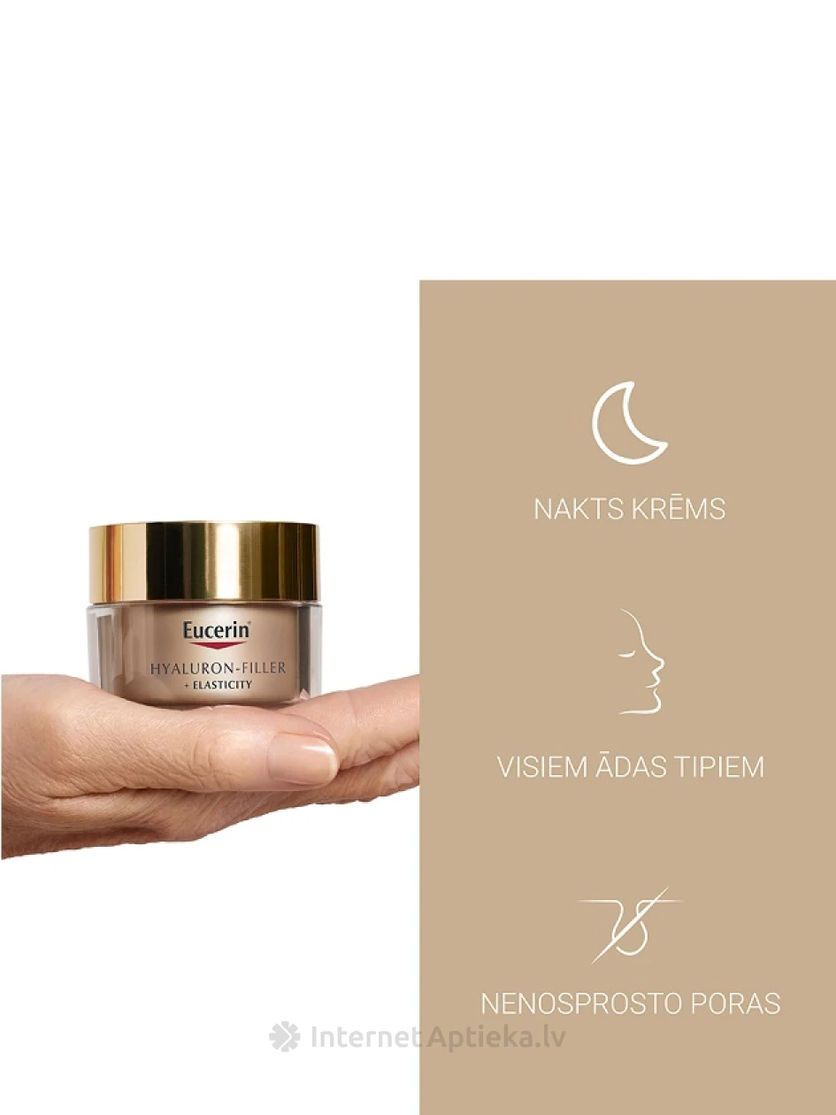 Eucerin Hyaluron-Filler + Elasticity öökreem, 50 ml | internetaptieka.lv
