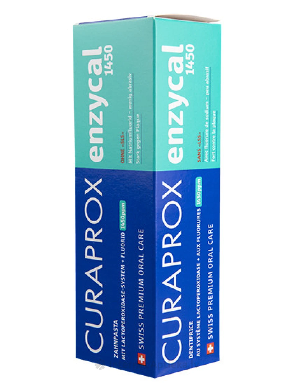 Curaprox enzycal 1450 hambapasta, 75 ml | internetaptieka.lv