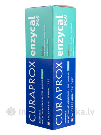 Зубная паста CURAPROX enzycal 1450, 75 мл | internetaptieka.lv