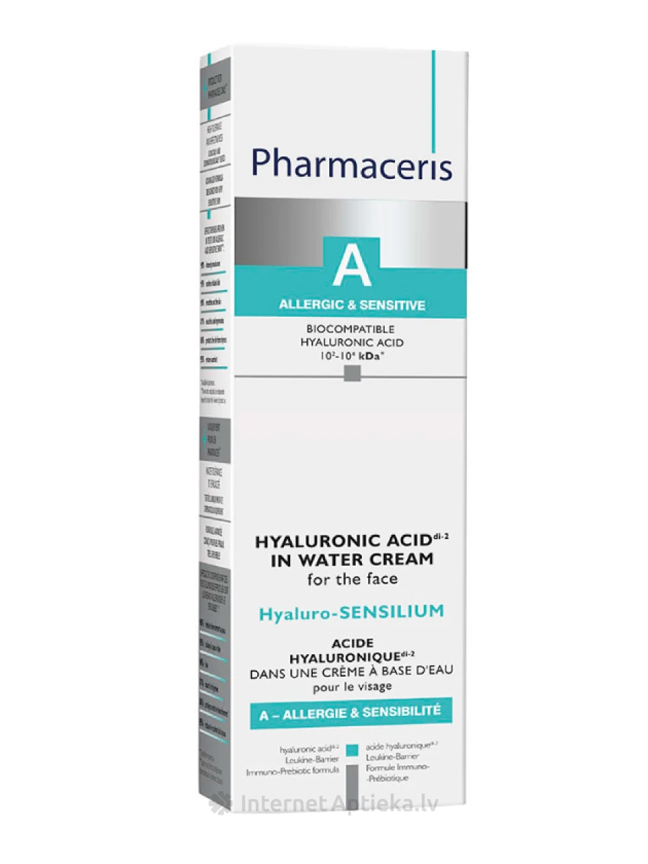 Pharmaceris A Hyaluro - Sensilium, крем для лица с гиалуроновой кислотой, 40 мл | internetaptieka.lv