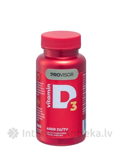 PROVISOR D vitamin 4000, 90 kapsulas | internetaptieka.lv