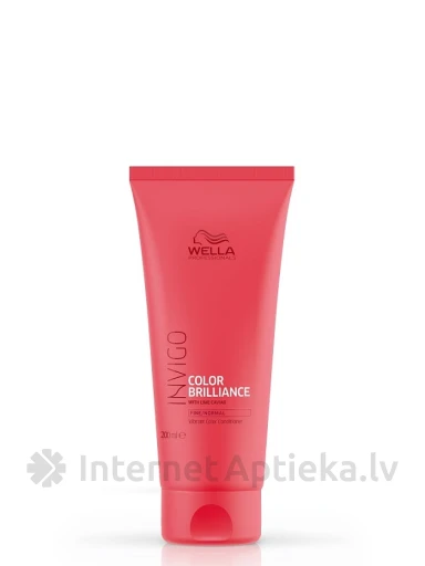 Wella Professionals Invigo Color Brilliance кондиционер для окрашенных тонких и нормальных волос, 200мл | internetaptieka.lv