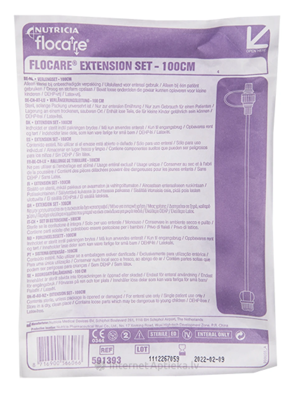 Flocare pikenduskomplekt - 100 cm, 1 tk | internetaptieka.lv