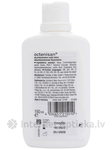 Schülke Octenisan pesuvesi, 150 ml | internetaptieka.lv