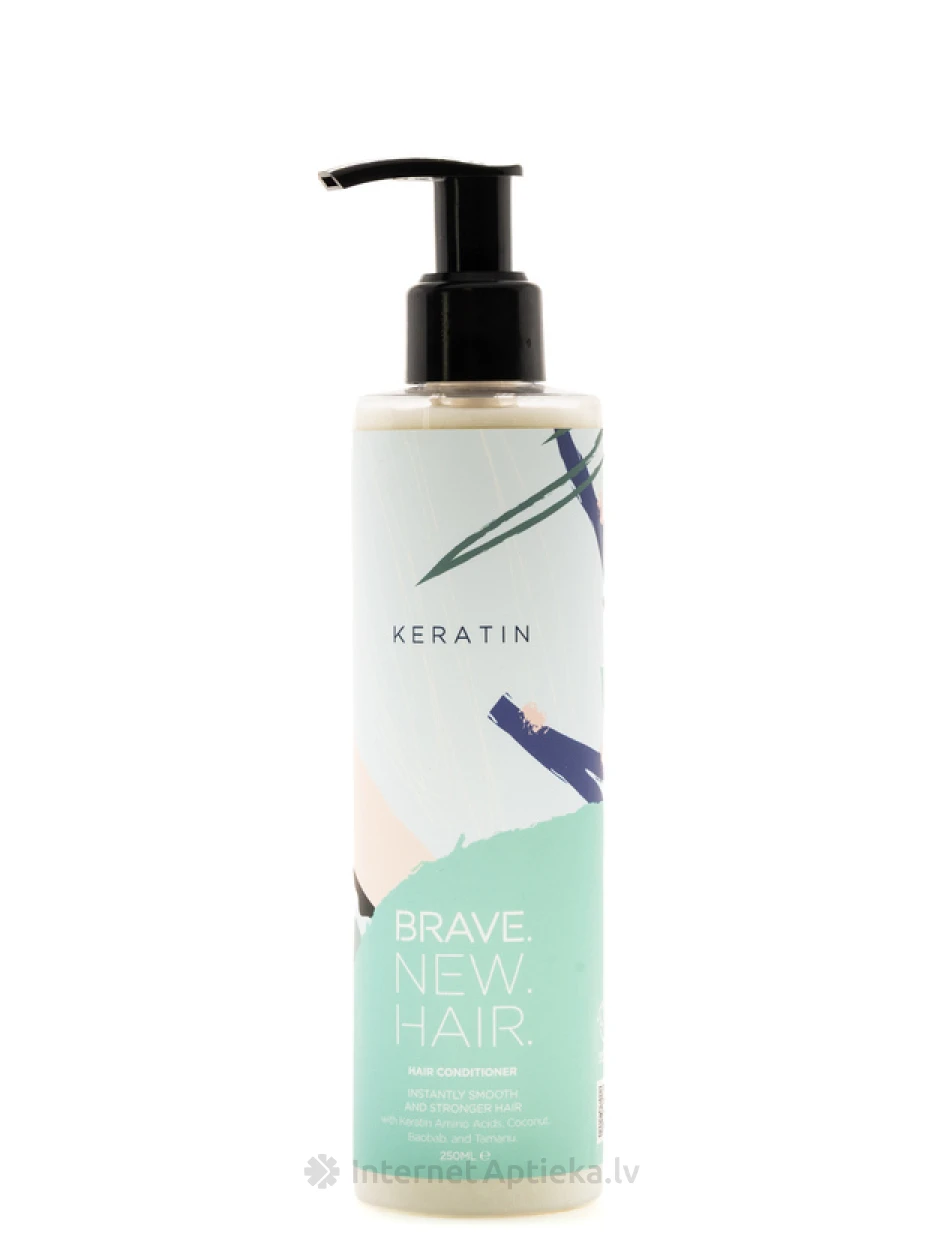 Brave.New.Hair. Keratin kondicionieris matu nogludināšanai, 250 ml | internetaptieka.lv