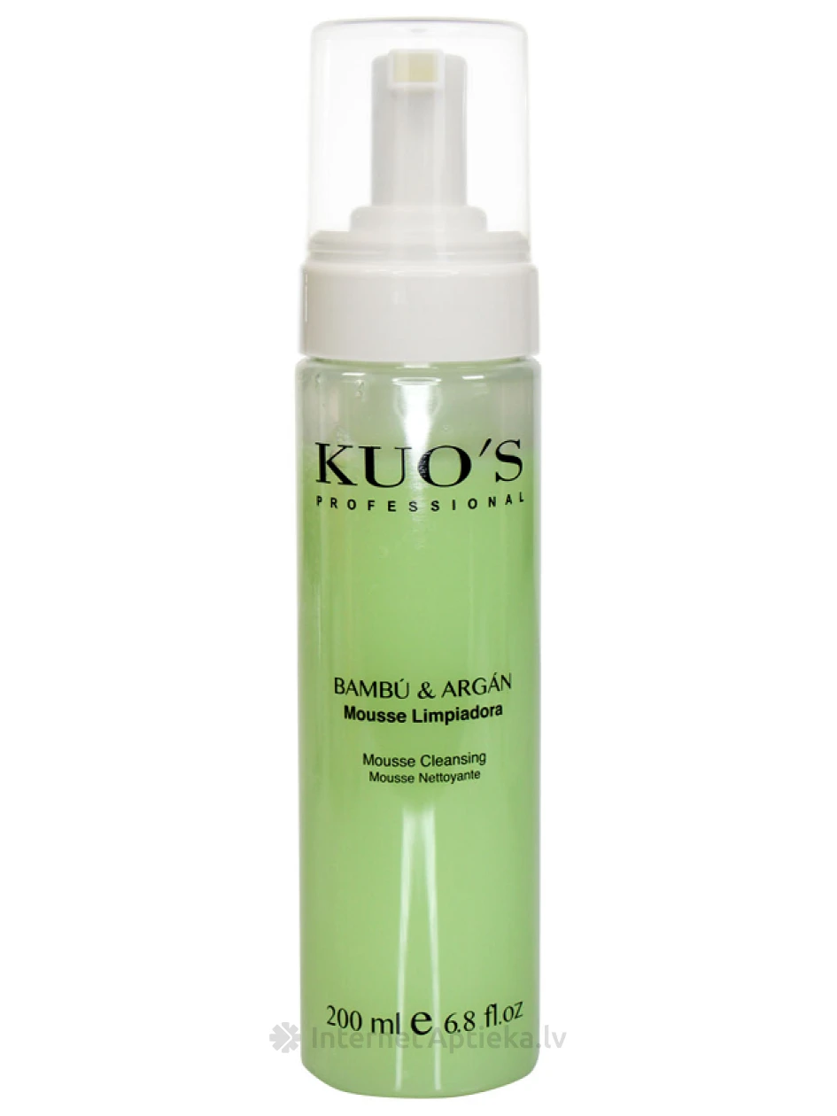 KUO`S Bamboo & argan Puhastav vaht, 200 ml | internetaptieka.lv