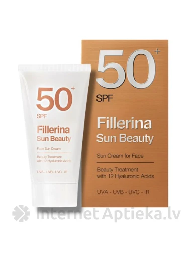 FILLERINA sejas sauļošanās krēms SPF 50+, 50 ml | internetaptieka.lv
