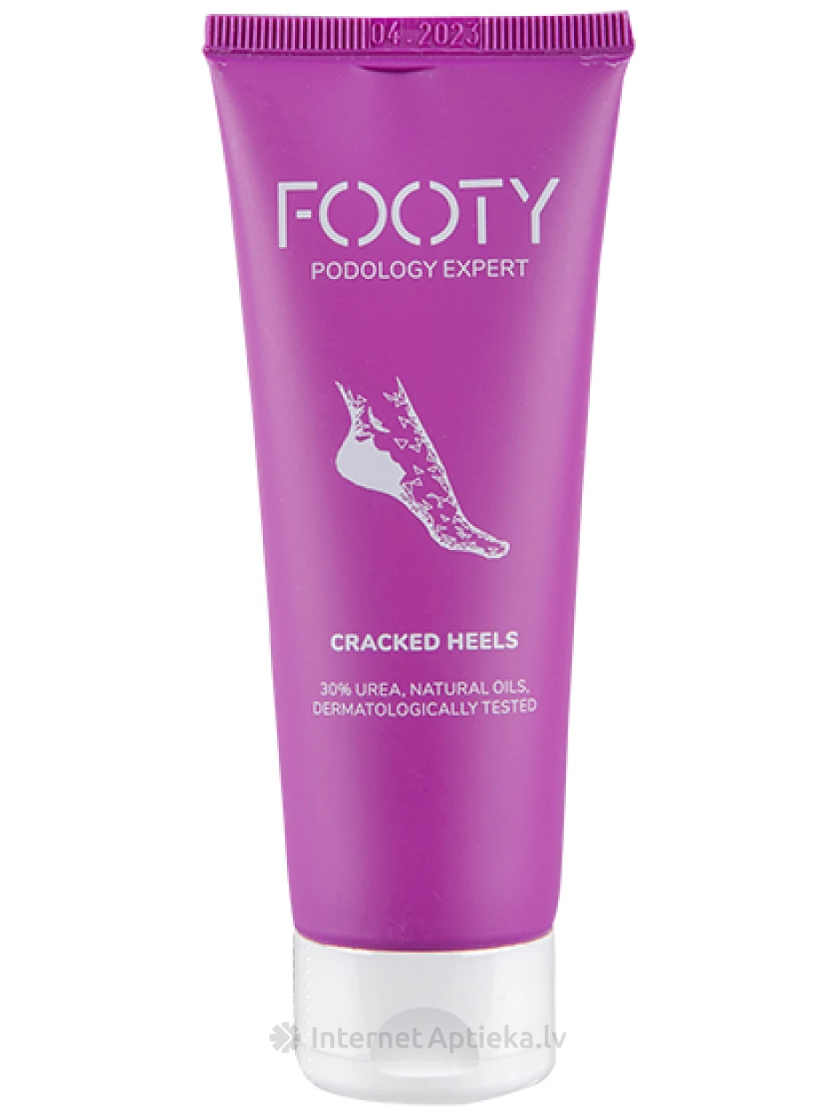 Footy kreem lõhenenud kandadele 30% uureaga, 75 ml | internetaptieka.lv