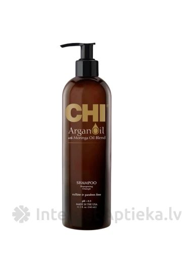 CHI Argan Oil Shampoo atjaunojošs šampūns, 340 ml | internetaptieka.lv