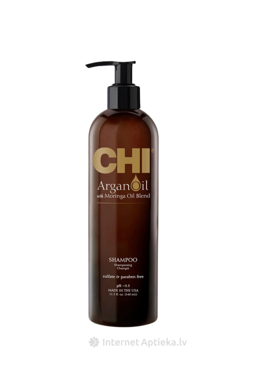 CHI Argan Oil Shampoo atjaunojošs šampūns, 340 ml | internetaptieka.lv