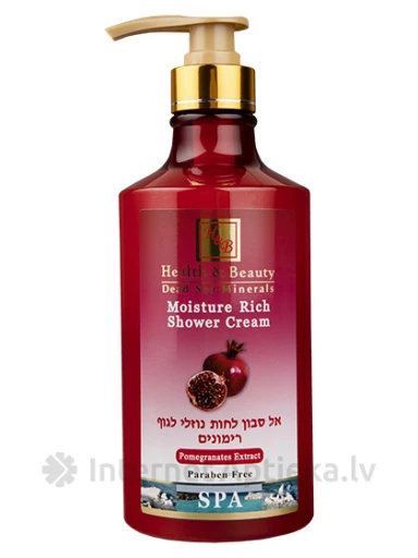H&B Mitrinošs dušas krēms ar Granātābolu, 780 ml | internetaptieka.lv