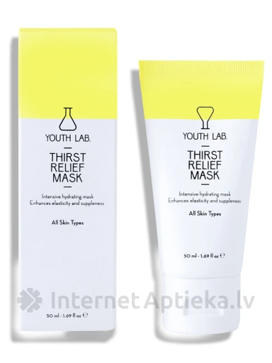 YOUTH LAB. THIRST RELIEF niisutav näomask (kõik nahatüübid), 50 ml | internetaptieka.lv