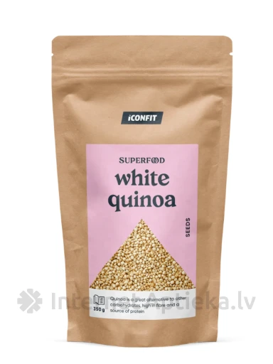 ICONFIT White Quinoa Seeds, 350 g | internetaptieka.lv