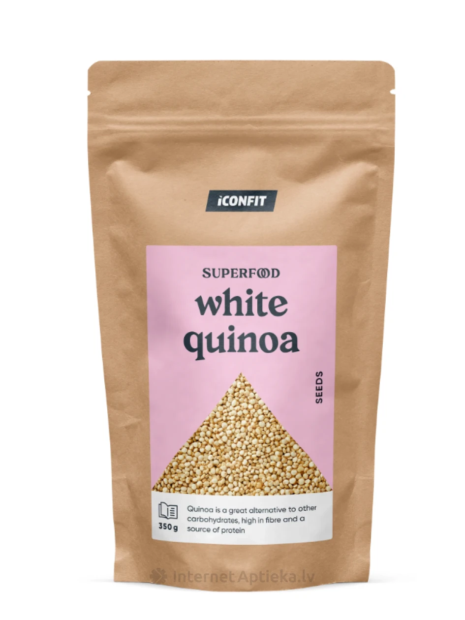 ICONFIT White Quinoa Seeds, 350 g | internetaptieka.lv