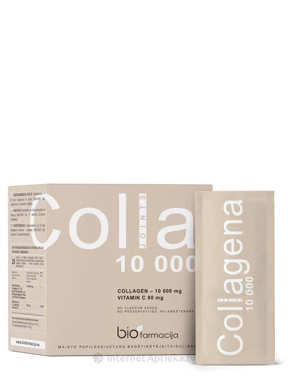 Biofarmacija Bio Collagena Joint 10 000, 20 paciņas | internetaptieka.lv