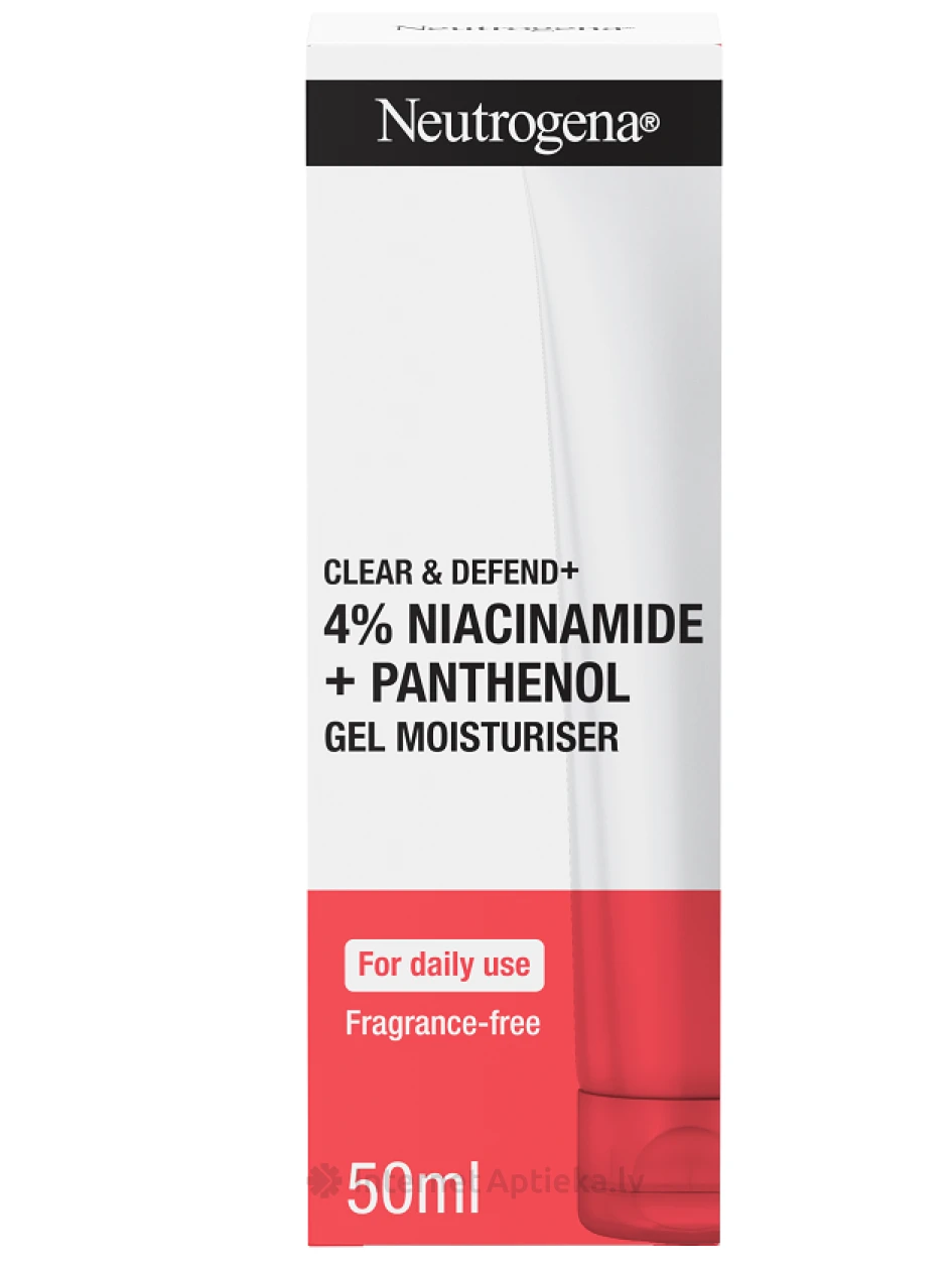 NEUTROGENA Clear&Defend niisutav näogeel, 50 ml | internetaptieka.lv