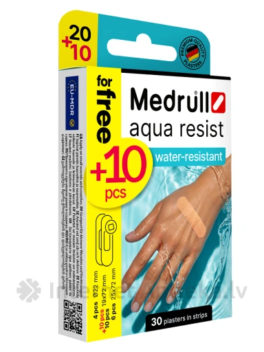 Medrull plaaster Aqua Resist, 20+10 tk. | internetaptieka.lv