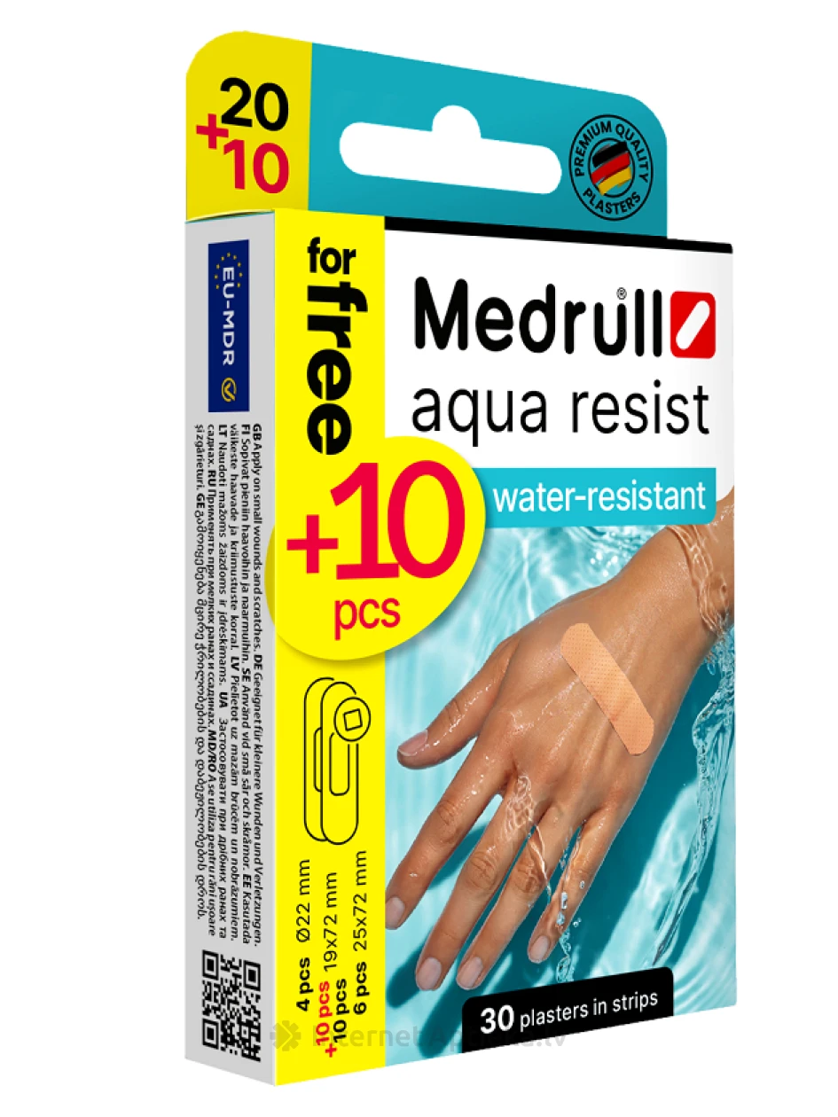 Medrull plaaster Aqua Resist, 20+10 tk. | internetaptieka.lv