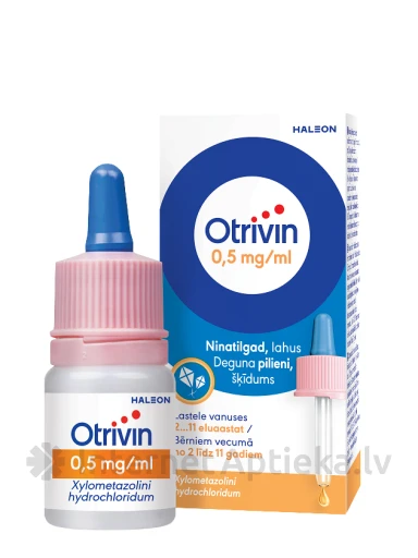 Otrivin ninatilgad 0,05%, 10 ml | internetaptieka.lv