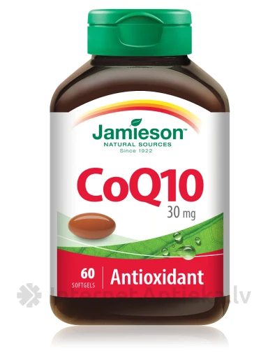 Jamieson CoQ10 30mg kapsulas, 60 gb. | internetaptieka.lv