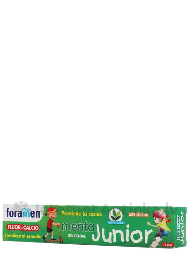 Foramen Junior dental gel zobu pasta ar kalciju, 50 ml | internetaptieka.lv