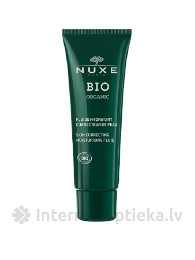 Nuxe BIO увлажняющая жидкость Skin Correcting Moisturising Fluid, 50 мл | internetaptieka.lv