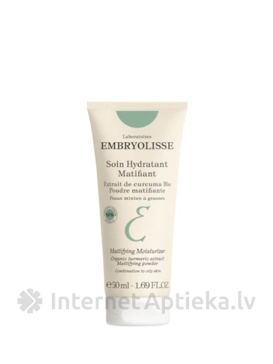 EMBRYOLISSE Mattifying Moisturizer mitrinošs sejas krēms taukainai, kombinētai ādai, 50 ml | internetaptieka.lv