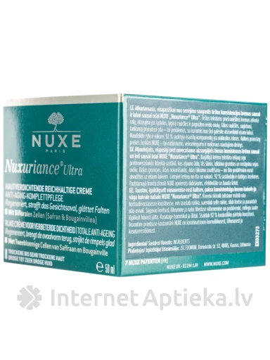 NUXE Atjaunojošs krēms sausai ādai, 50 ml | internetaptieka.lv