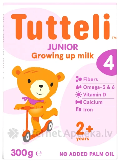 TUTTELI 4 Junior piena maisījums no 2 gadiem, 300 g | internetaptieka.lv
