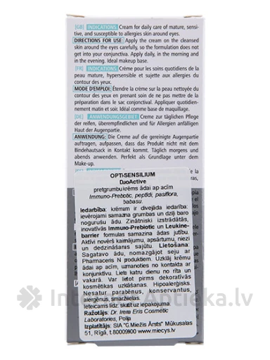 Pharmaceris A Opti-Sensilium крем от морщин для кожи вокруг глаз, 15 мл | internetaptieka.lv