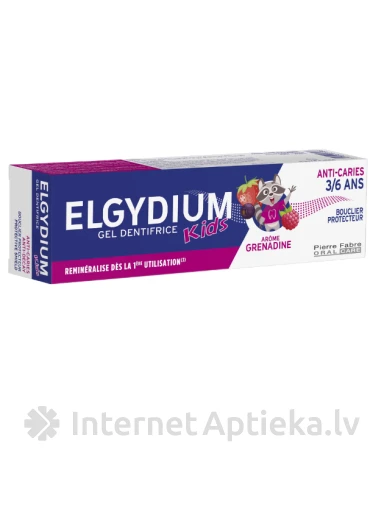 Elgydium KIDS Red berries zobu pasta bērniem (3-6 g.v.), 50 ml | internetaptieka.lv