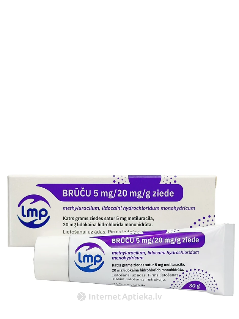 Brūču 5 mg/20 mg/g tepalas, 30 g | internetaptieka.lv