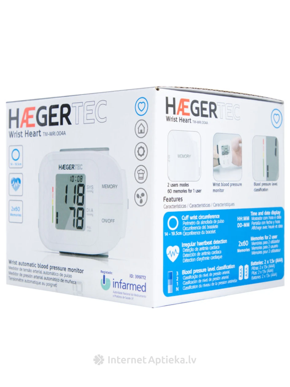 Haegeri tonomeeter M-WRI.004A, 1 tk. | internetaptieka.lv