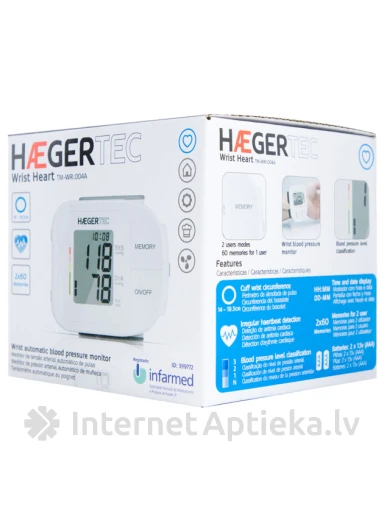 Haeger tonometrs apakšdelma TM-WRI.004A, 1 gb. | internetaptieka.lv