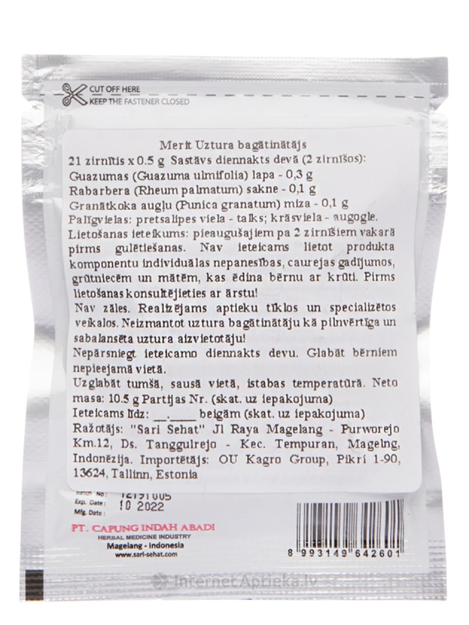 Merit dražejas, 21 gb. | internetaptieka.lv