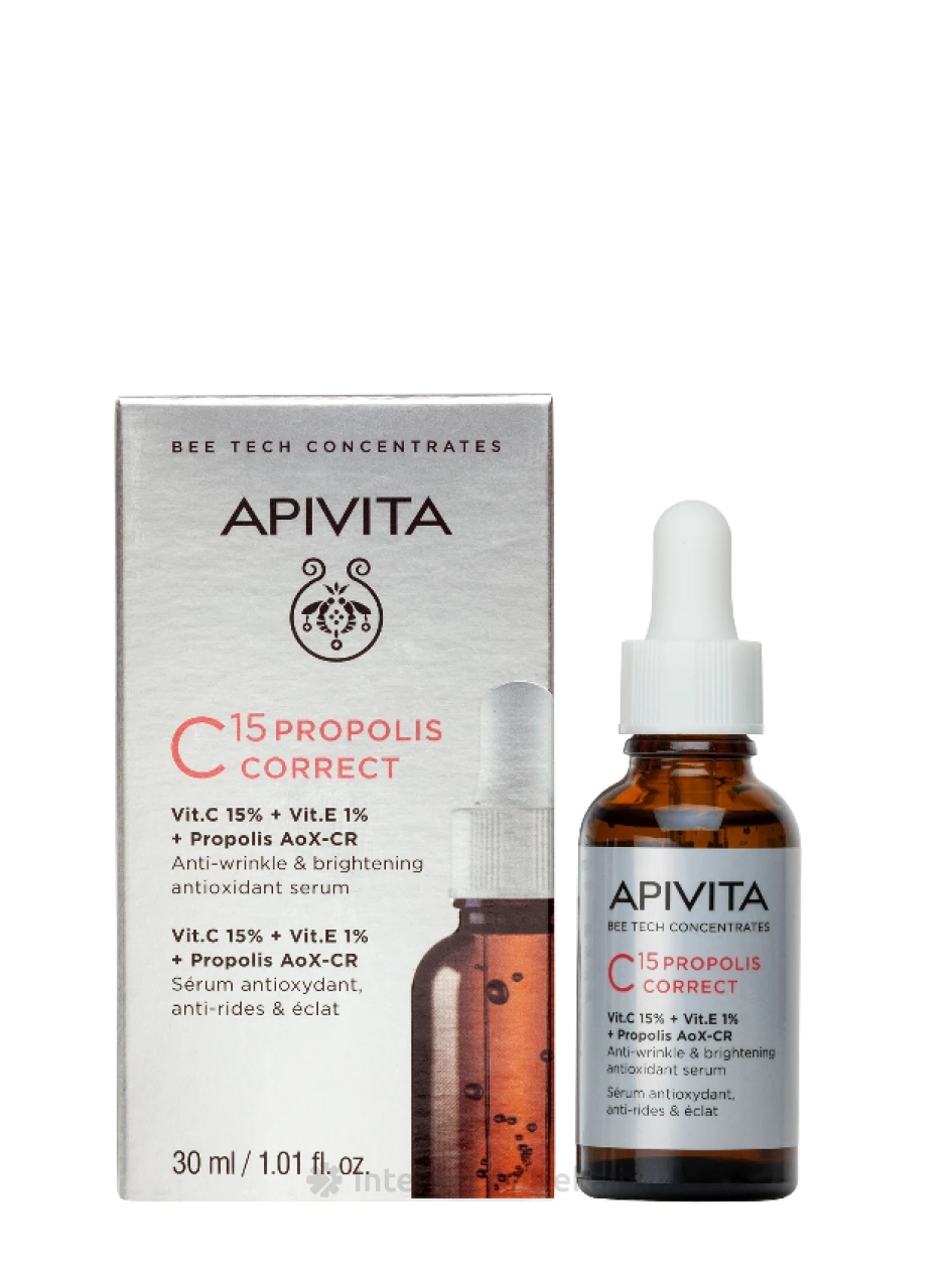 APIVITA C15 PROPOLIS корректирующая сыворотка, 30 мл | internetaptieka.lv