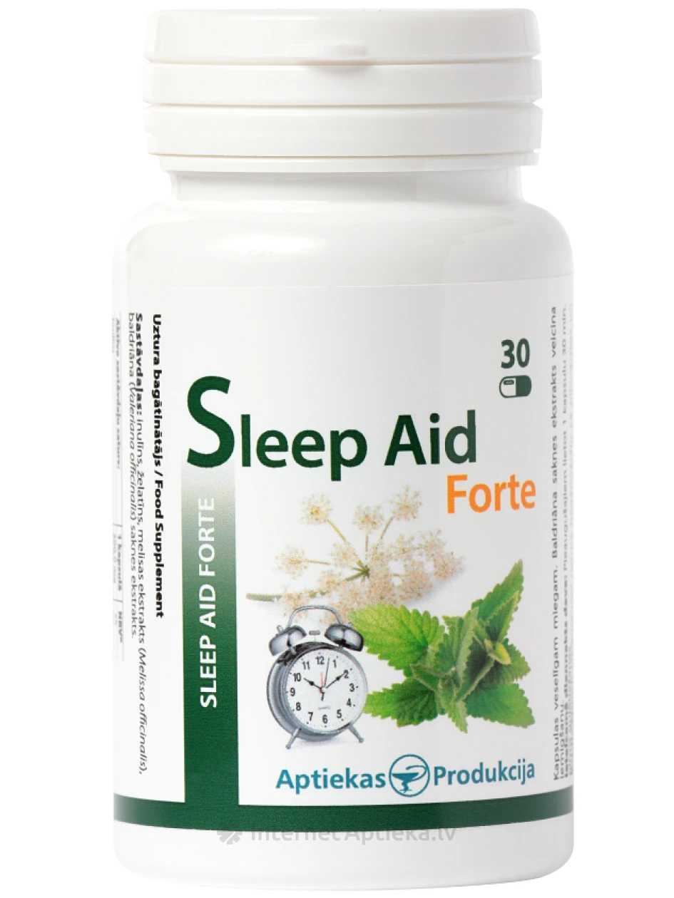 Sleep Aid Forte, 30 kapslit | internetaptieka.lv