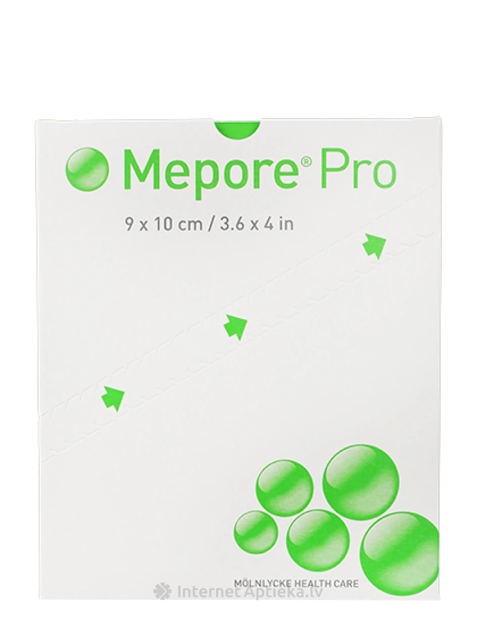 Mepore Pro Стерильный пластырь 9 х 10 см, 40 шт. | internetaptieka.lv