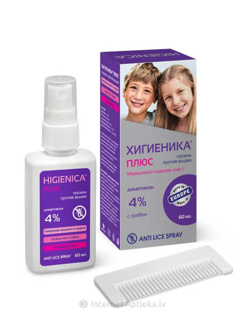 Higienika Plus Pret utu losjons, 60 ml | internetaptieka.lv