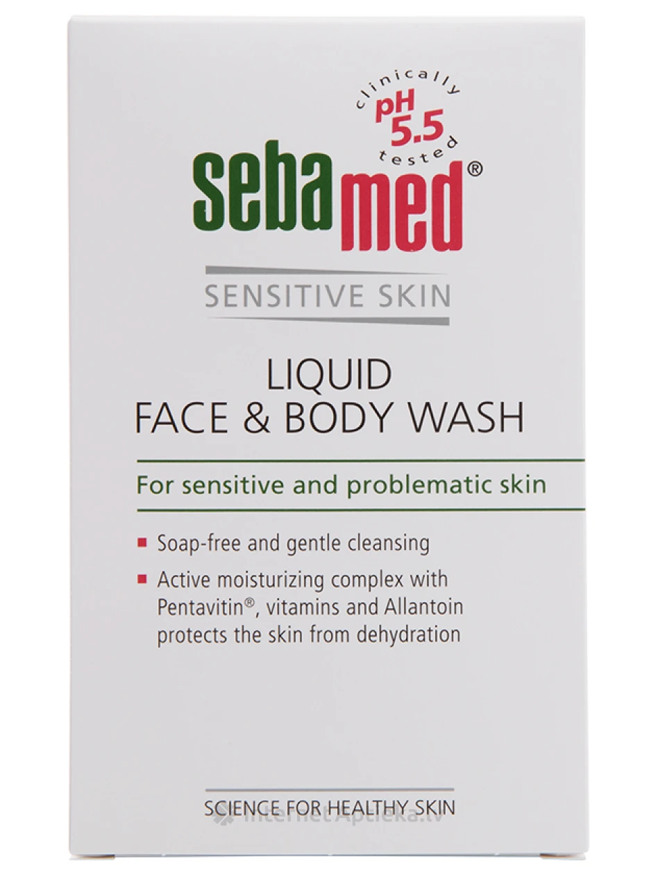 SEBAMED моющее средство для чувствительной и проблемной кожи, 200 мл | internetaptieka.lv